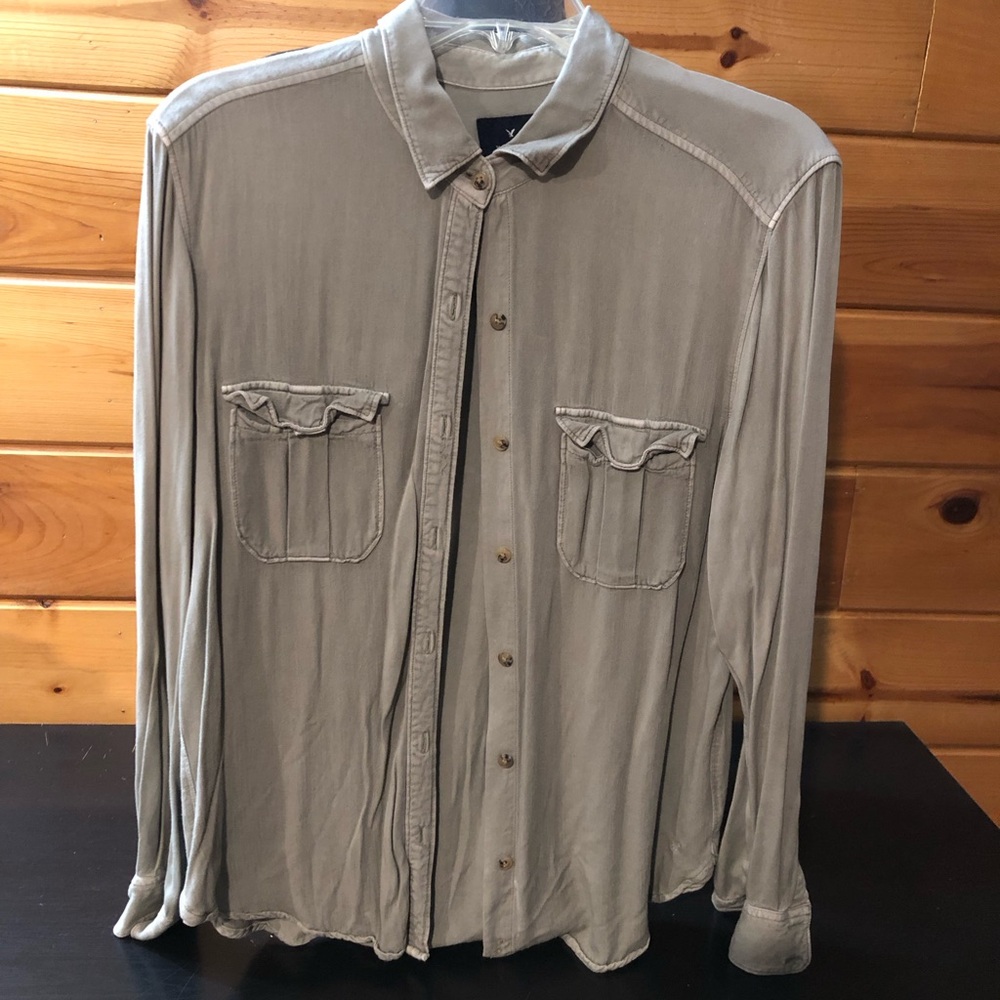 Women's AE Boyfriend Shirt